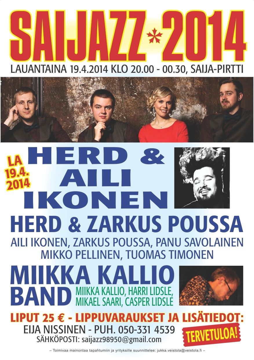 Saijazz 2014 esiintyj�t